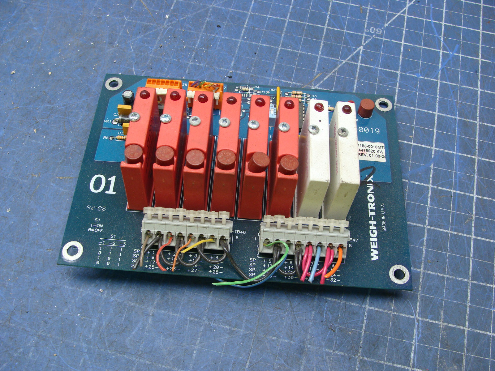 WEIGH-TRONIX 47183-0018MT REV 01 CIRCUIT BOARD