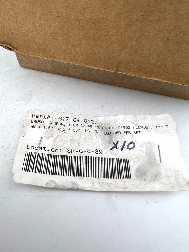 South-Land Carbon 32-48-1221 Brush, Carbon, 32481221 (1 x 1.5 x 3.25″) — QTY 10