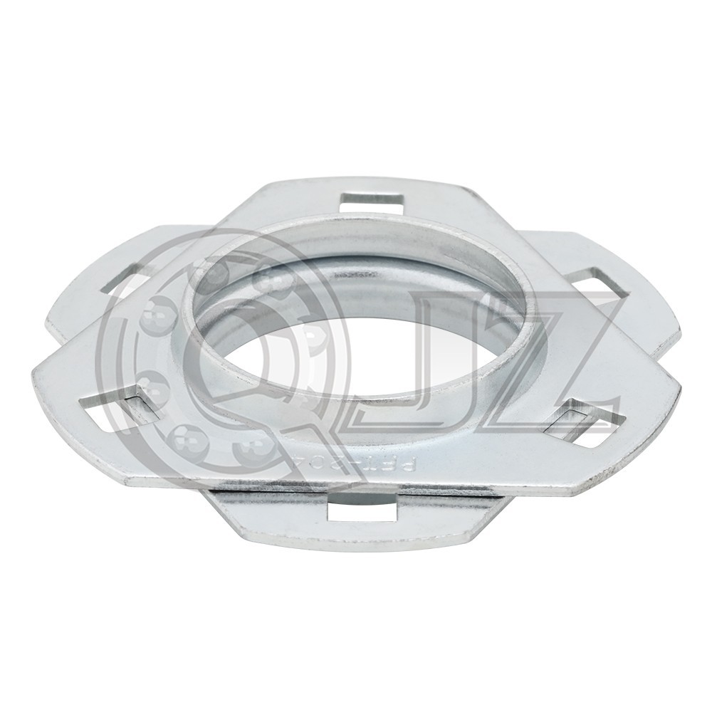 [Qty.1] PFT204 Three Bolt Triangle Stamped Housing 2-13/16 in Bolt Circle Diam