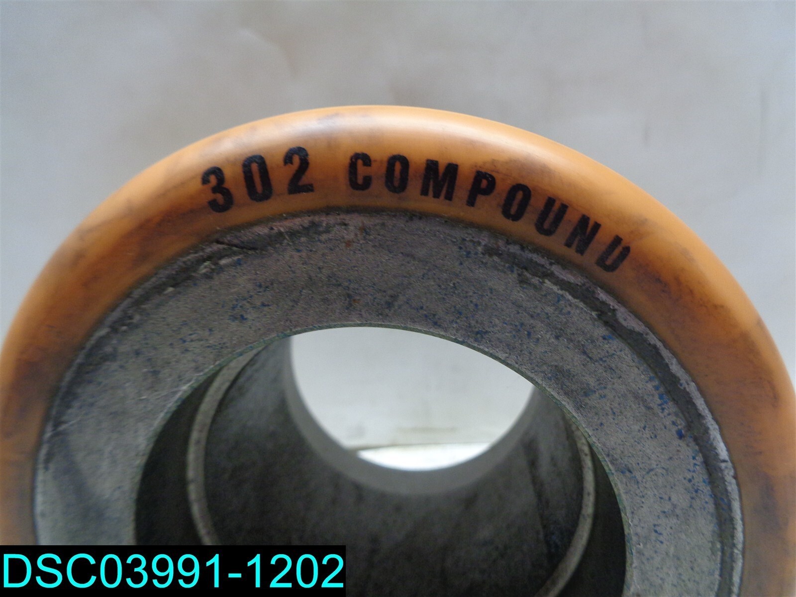 CROWN FORKLIFT WHEEL 302 COMPOUND ORANGE 5″ X 3-1/2″ X 3″ Integrity Parts System