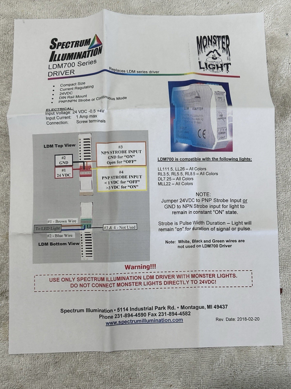 Spectrum Illumination MRL5.5-630 With LDM 700