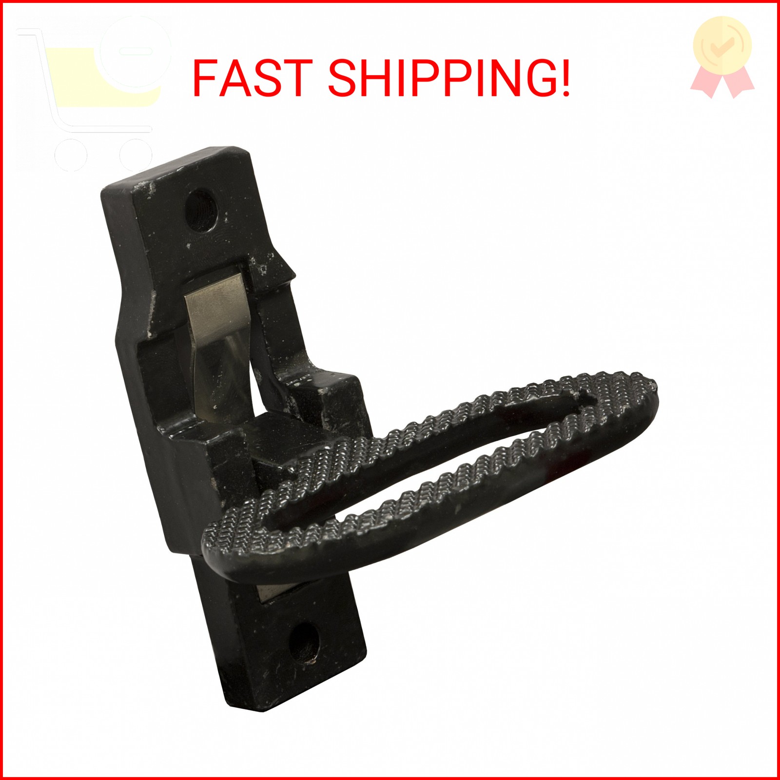 Buyers Products B2797BPC Folding Safety Step And Handle With Safety Storage, Bla