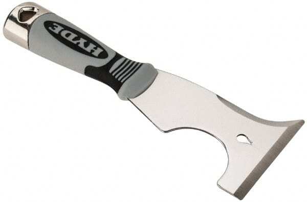 Hyde Tools 6988 Putty Knife: Stainless Steel, 3″ Wide with Polypropylene Handle