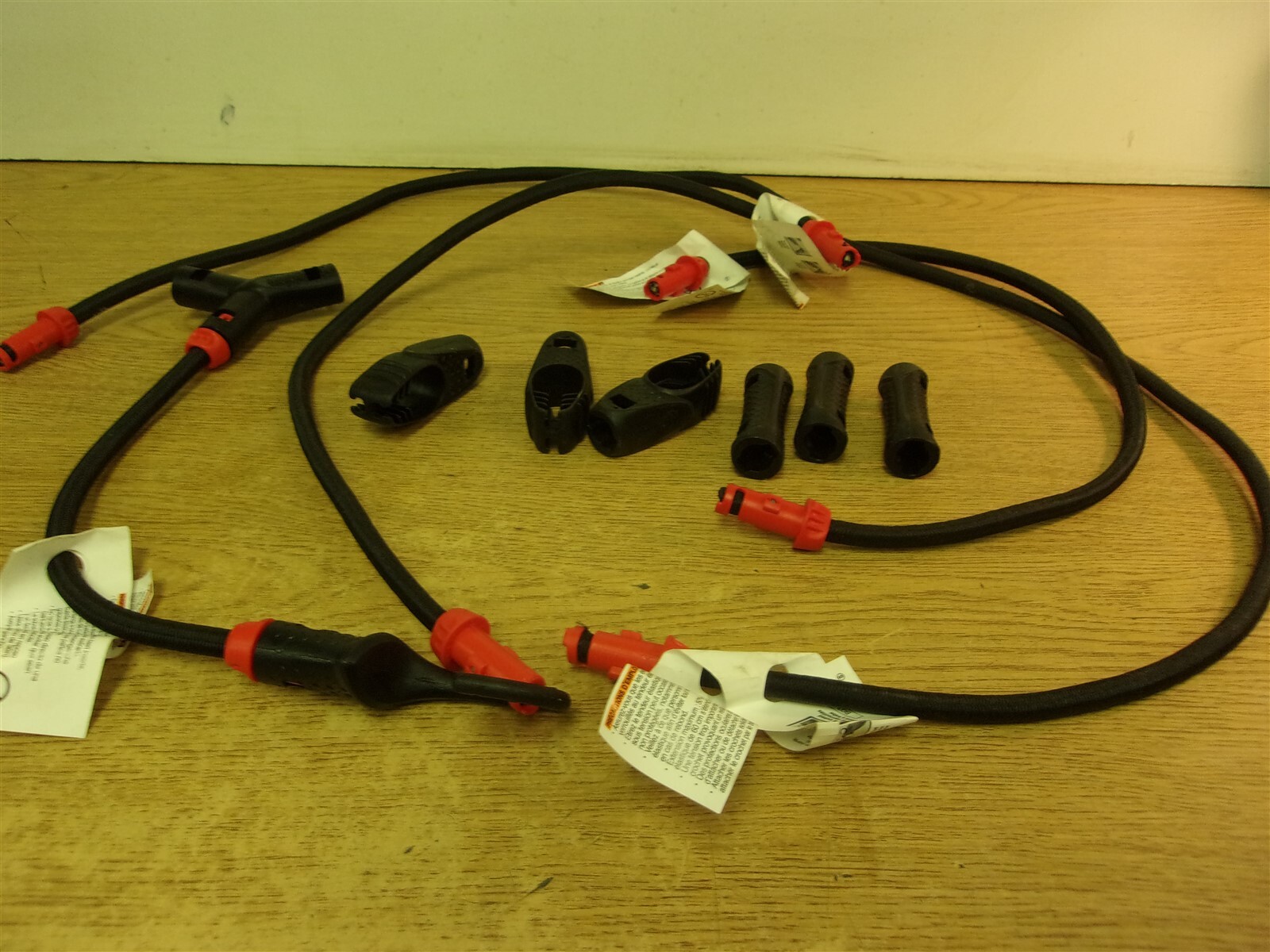 Abus Tie Down Straps Universal Bungee Set *FREE SHIPPING*