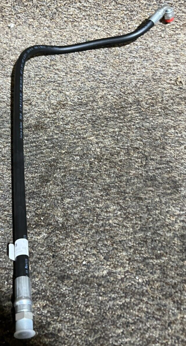Danfoss 8534468 Rev 2 Hydraulic Hose / Fitting Black / Silver