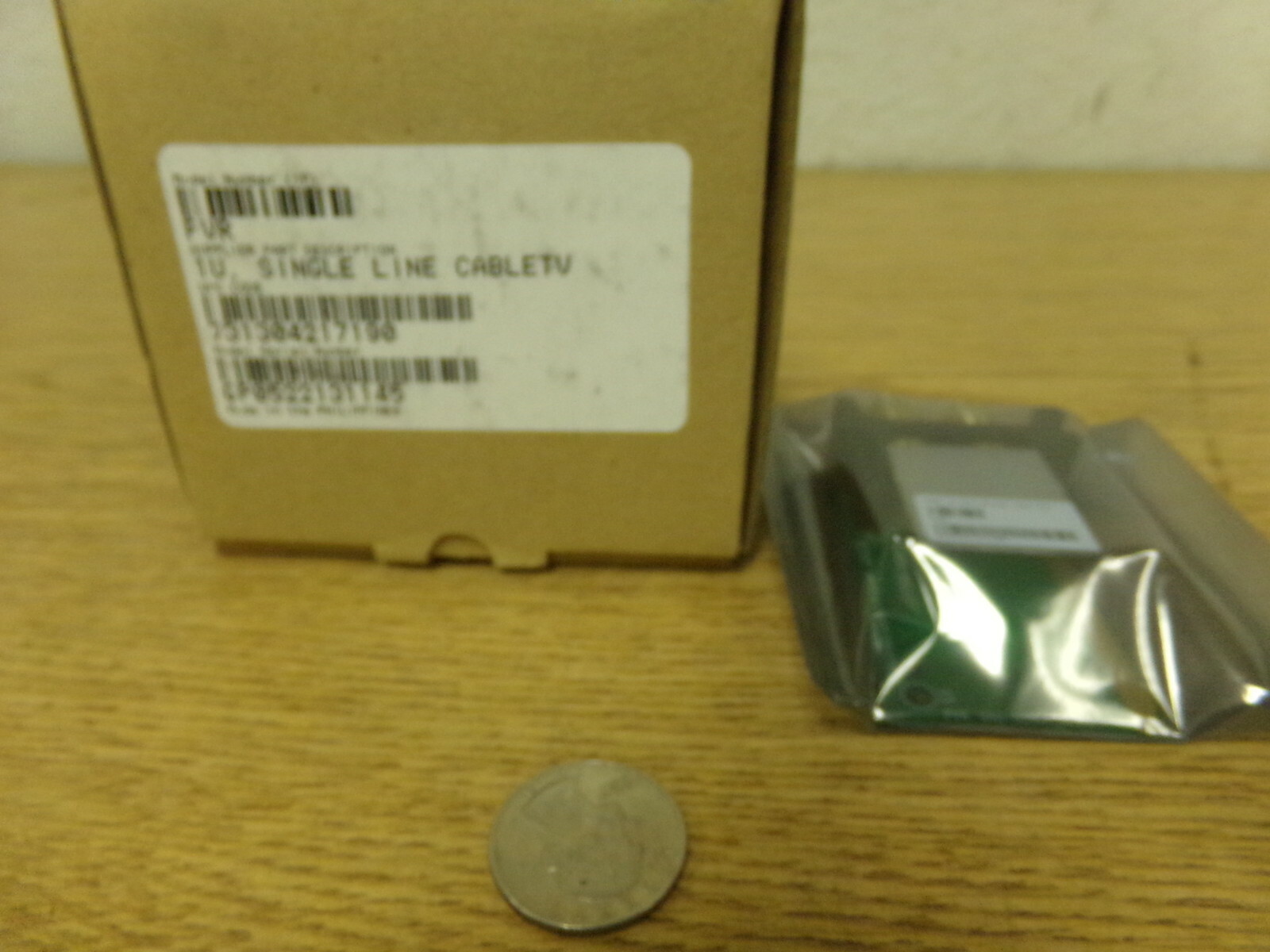 NEW PUR 1P 1U Single Line Cble TV 73130421790 PVR 640-0516A Rev 01