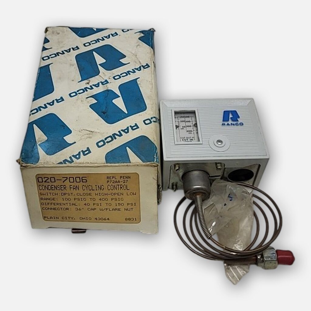 NEW RANCO 020-7006 CONDENSER FAN CYCLING CONTROL 100-400PSIG