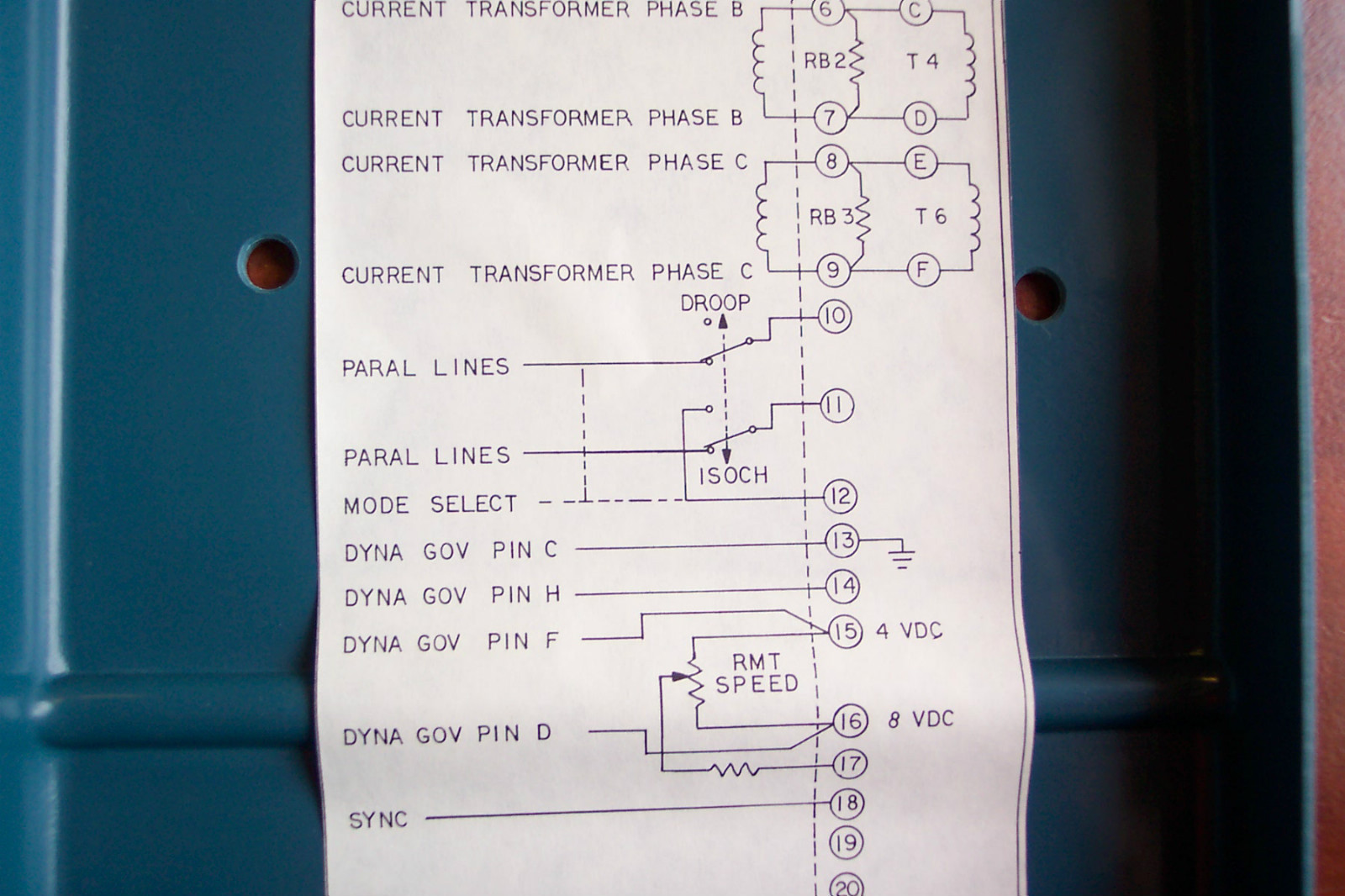 NOS ISOCHRONOUS DYN2-80104-10 BARBER COLMAN GOVERNOR LOAD SHARING CONTROL