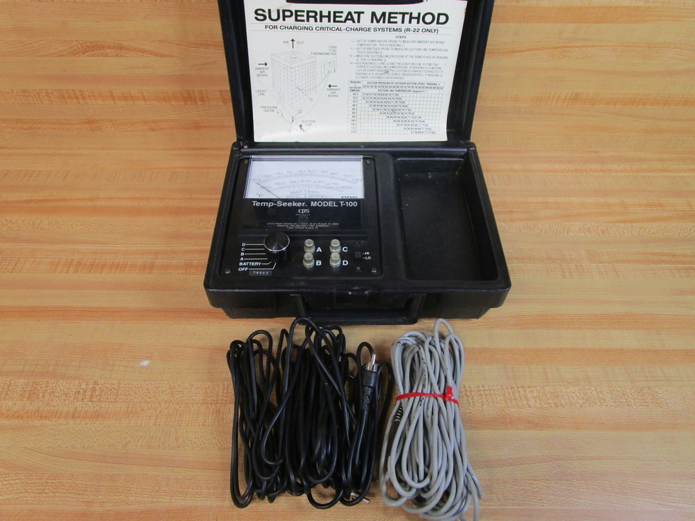 Control Power Systems T-100 CPS Temp-Seeker Thermometer T100