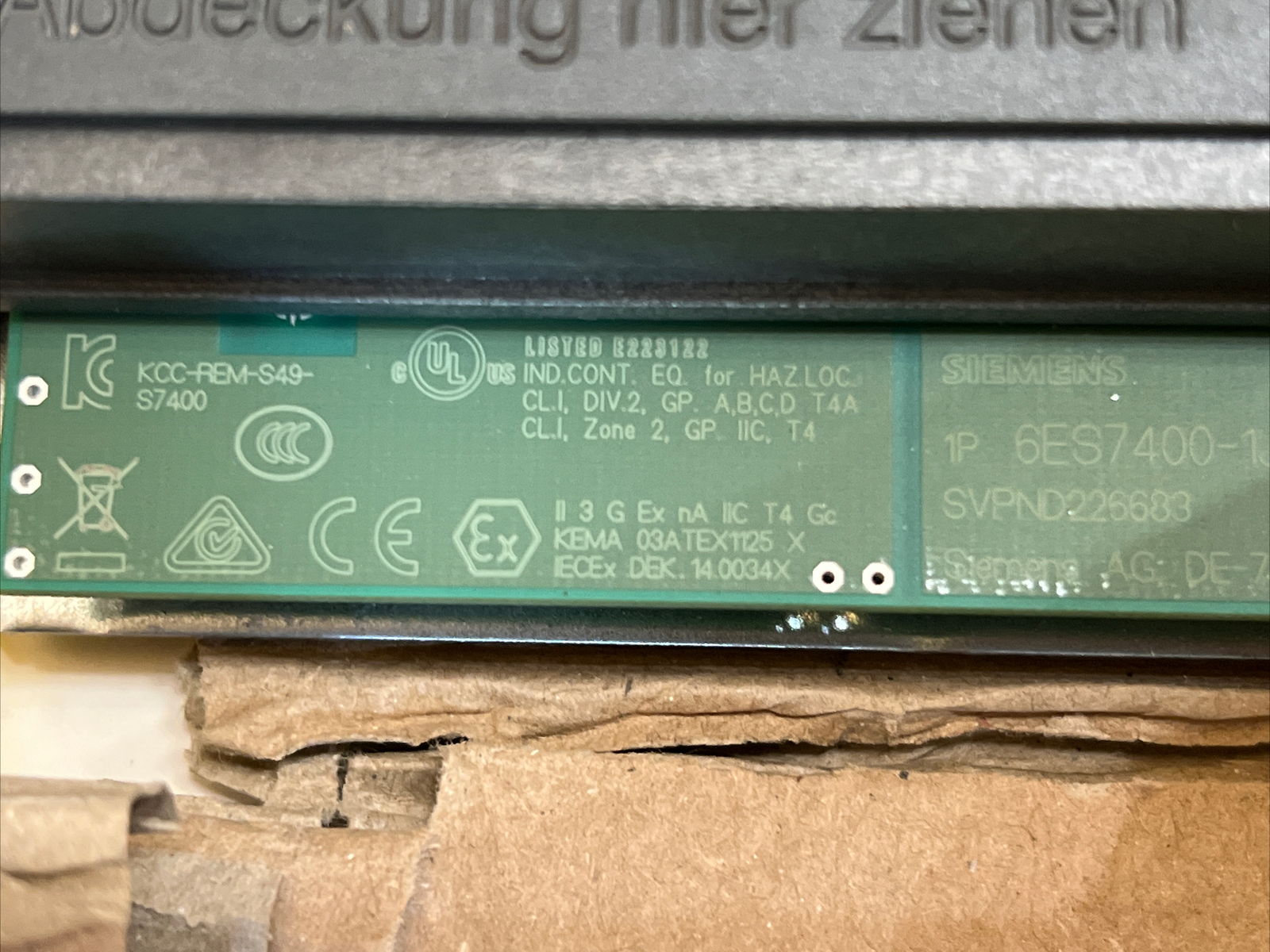 SIEMENS Simatic S7-400 RACK, 1JA01-OAAO New & Free Shipping
