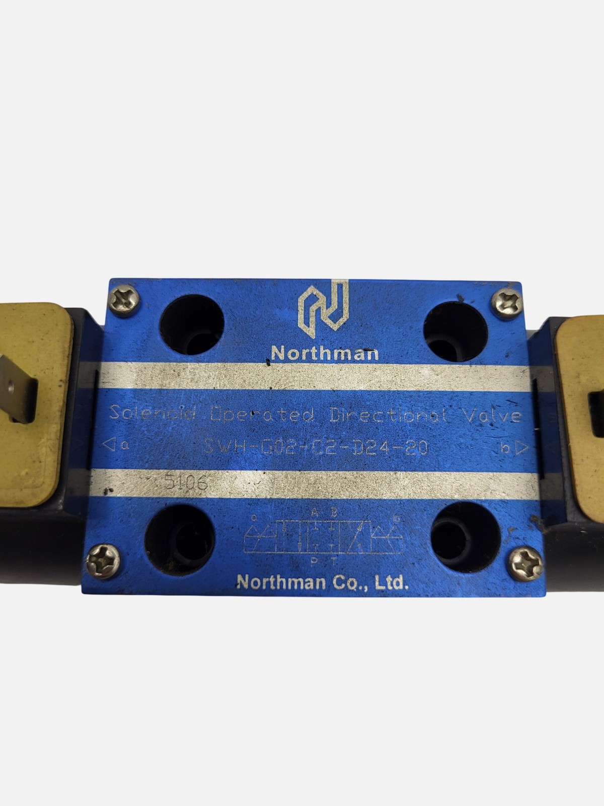 NEW NORTHMAN SWH-G02-C2-D24-20 DIRECTIONAL CONTROL VALVE 24VDC