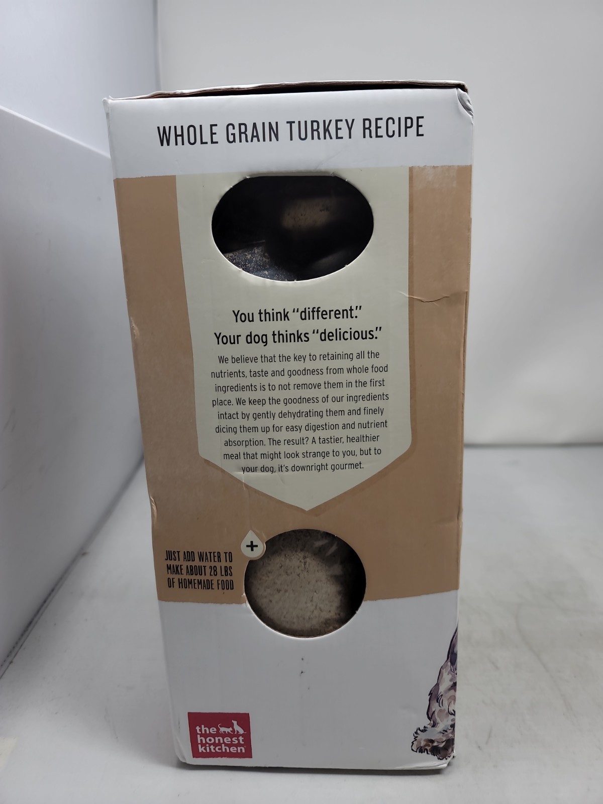 The Honest Kitchen Dehydrated Whole Grain Turkey Dog Food, 7 lb Box