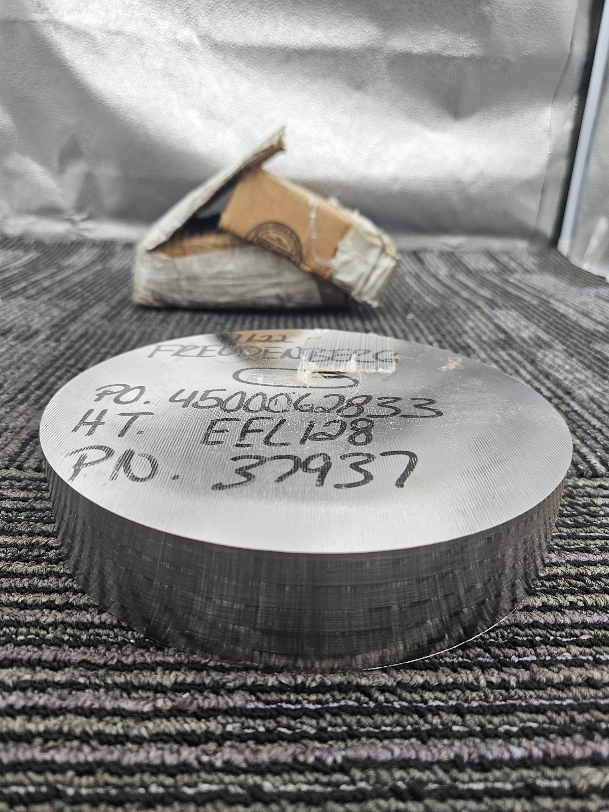 Freudenberg 4500062833 37937 Round Steel 8 Inches Diameter Flange