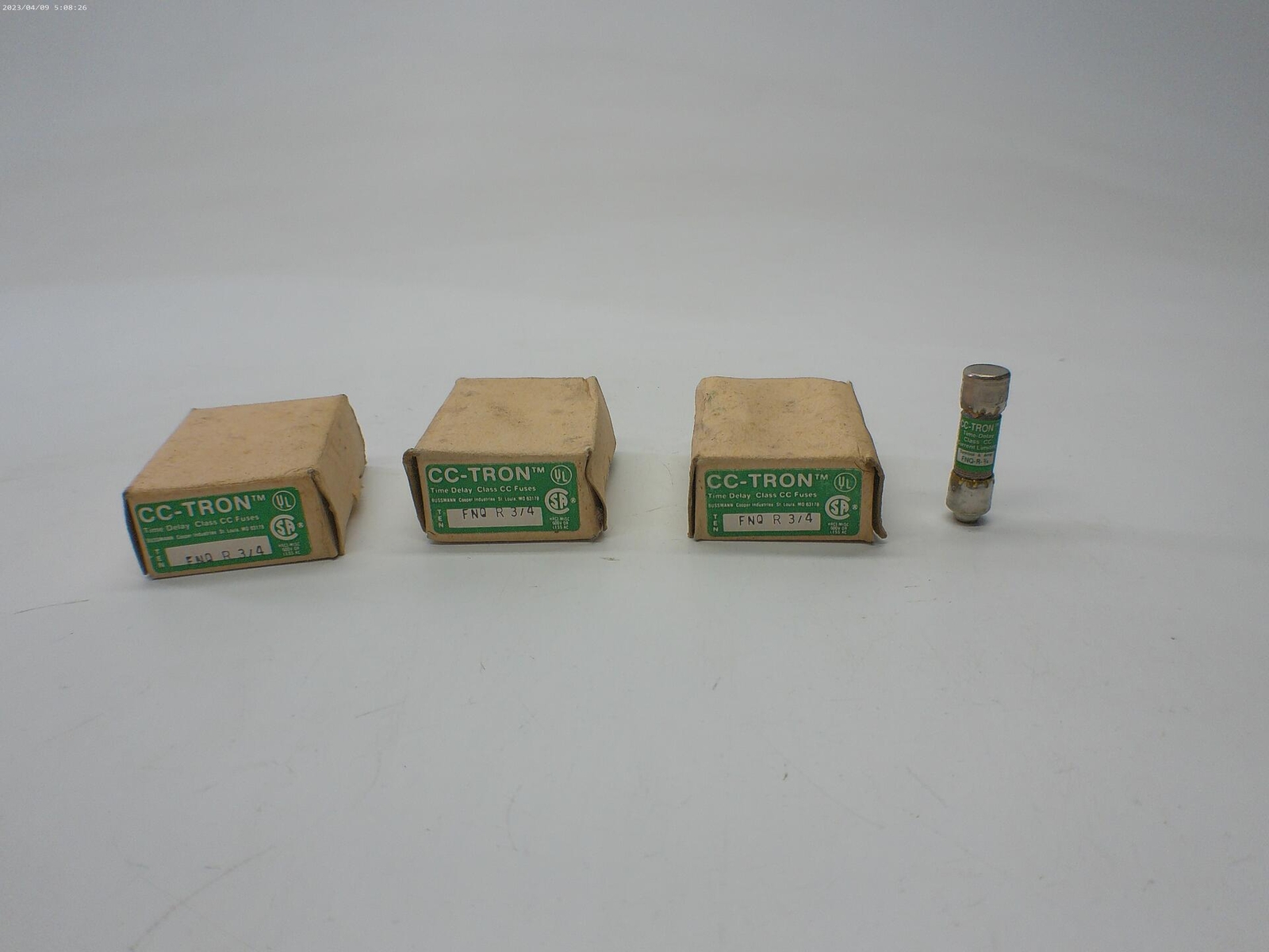 CC TRON FNQ-R-3/4 LOT OF 3 PKG OF 10 NSMP