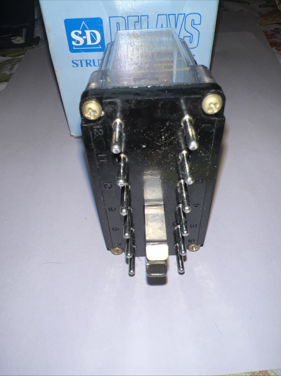Struthers-Dunn 219XBXP 12 Pin Relay24-28 VDC 120 VAC 10A 60Hz New in Box