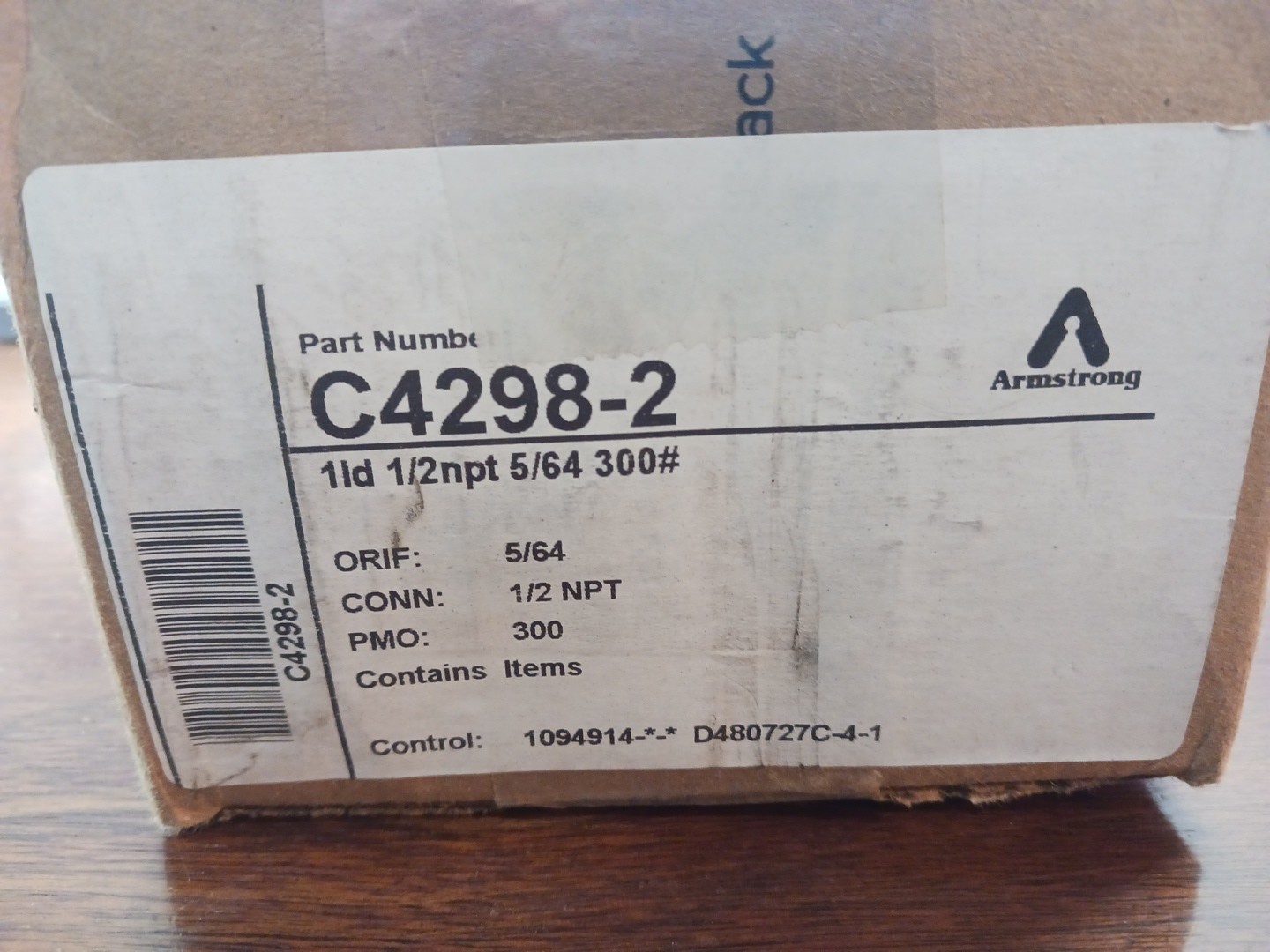 New Armstrong C4298-2 Cast Iron Drain Trap Liquid 1/2 Inch 1LD 300 Cast Iron