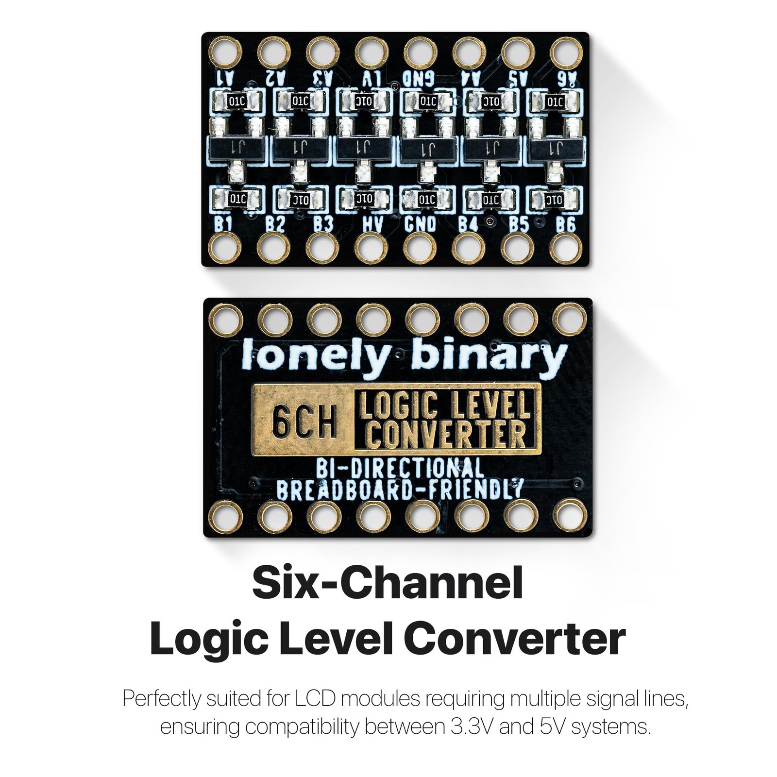 27 Pcs Logic Level Converter Kit – Multi-Channel Bi-Directional 3.3V to 5V Sh…