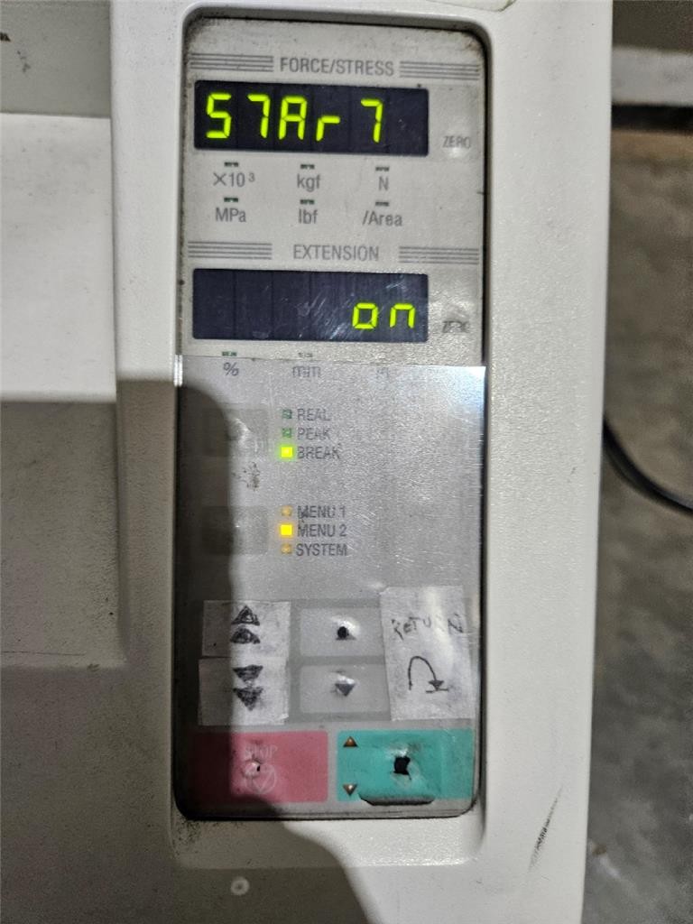 SHIMADZU AGS-J UNIVERSAL TESTING MACHINE TENSIOMETER TENSILE TESTER 346-52886-01