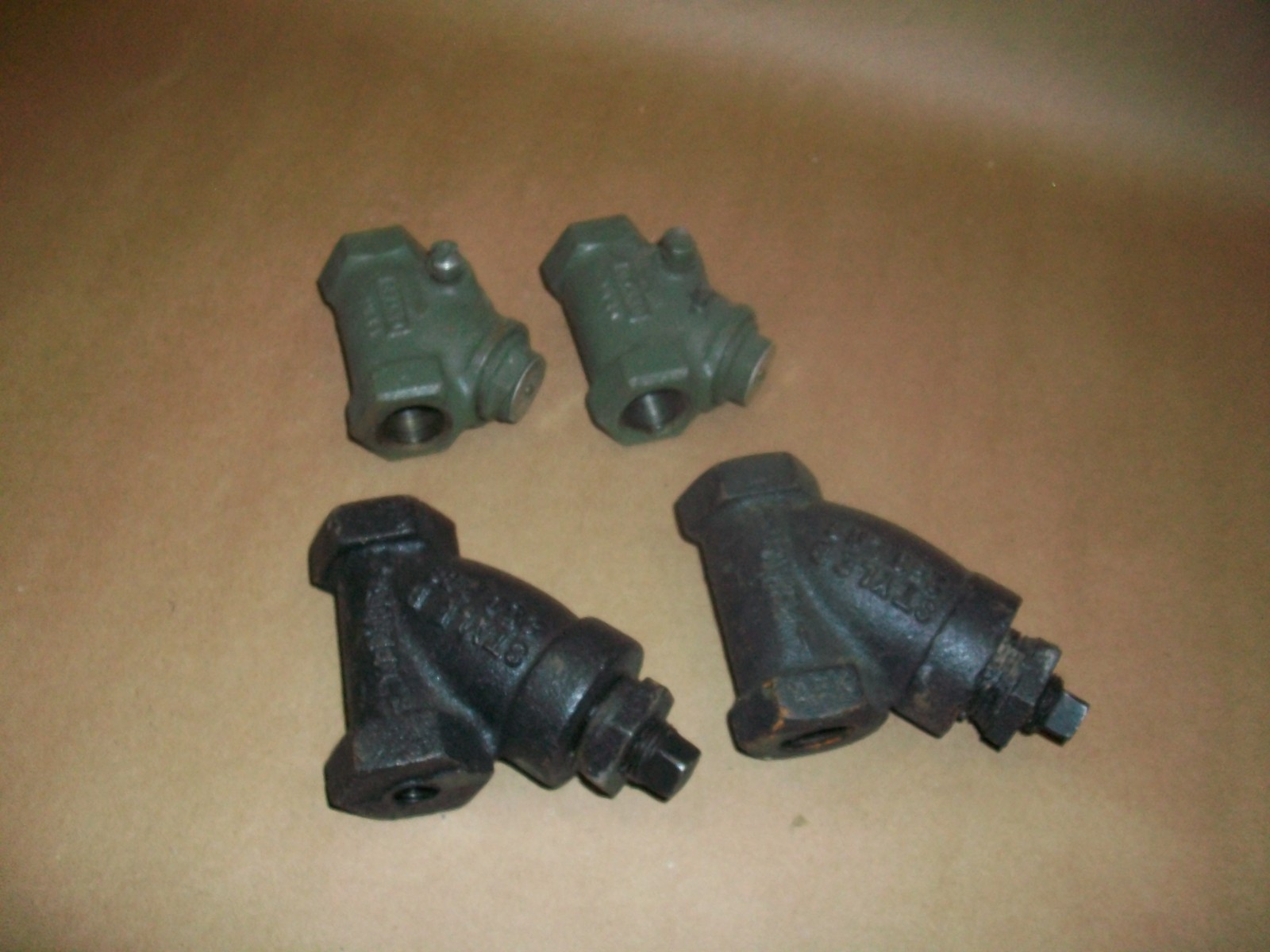 4pc Steam Trap (2) Crane PN64 1/2 (2) Keckly Style B NEW OLD STOCK