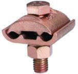 BURNDY GCL30 Cast Copper Alloy Ground Clamp, 4 Str. – 300, Cable to Bar
