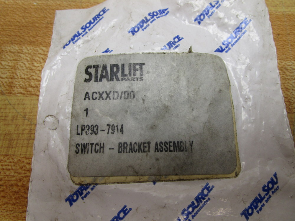 Starlift Parts ACXXD/00 Switch, Bracket Assembly LP393-7914