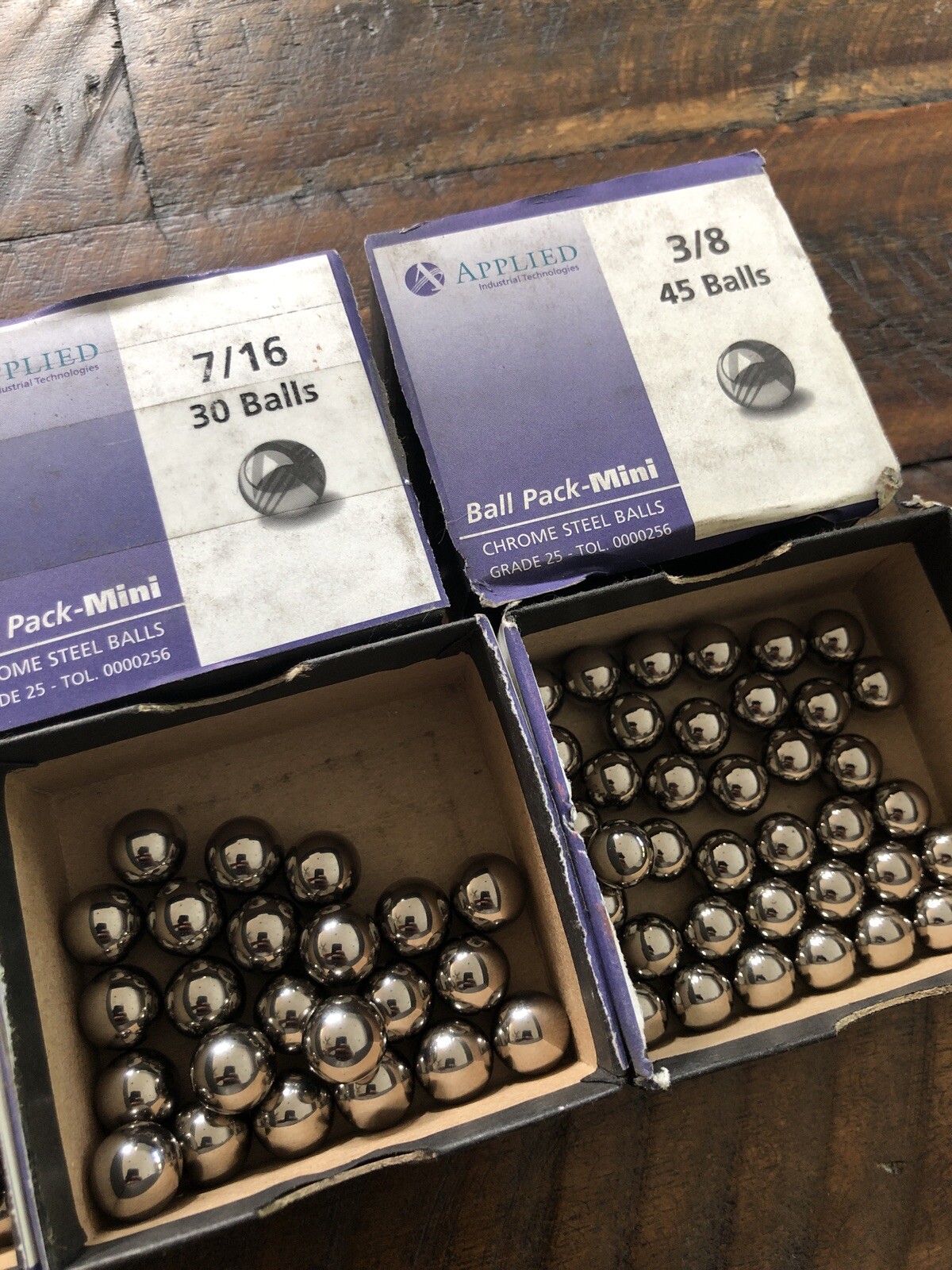 Applied Industrial Technologies Ball Pack – Mini Chrome Steel Balls Grade 25