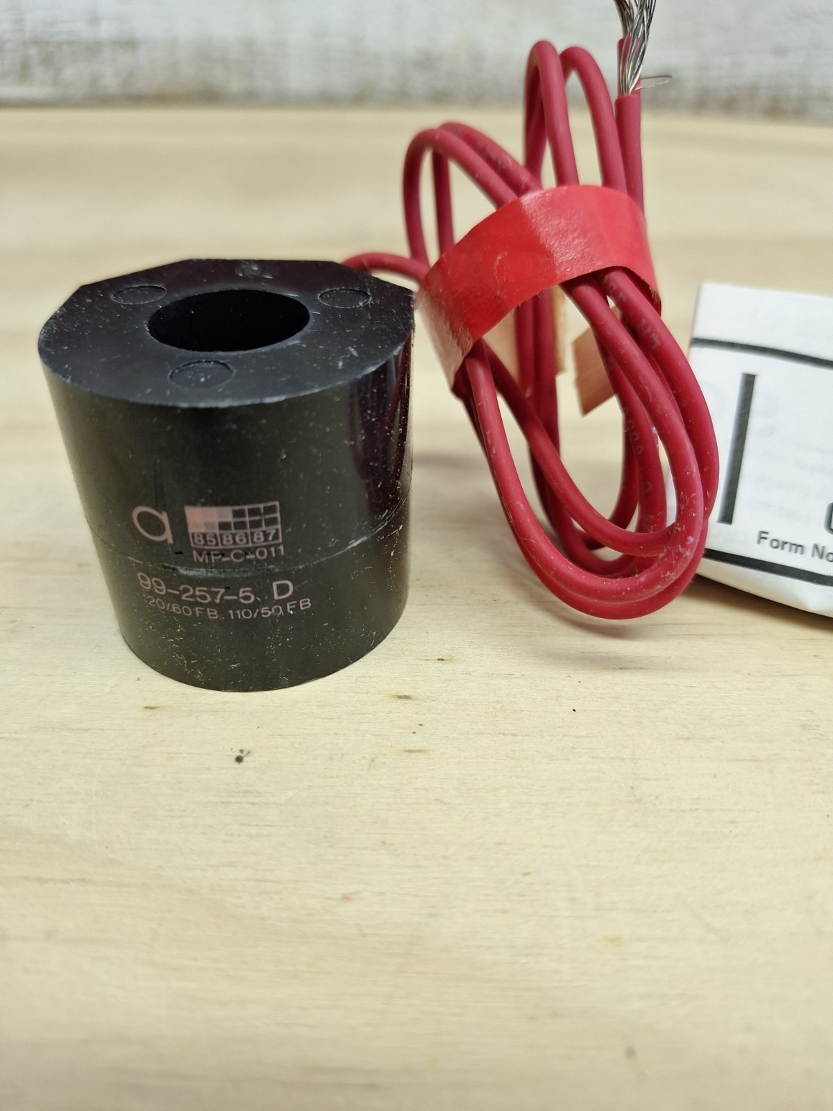 ASCO Red-Hat 99-257-5D Solenoid Valve Coil MP-C-011 120/60-110/50