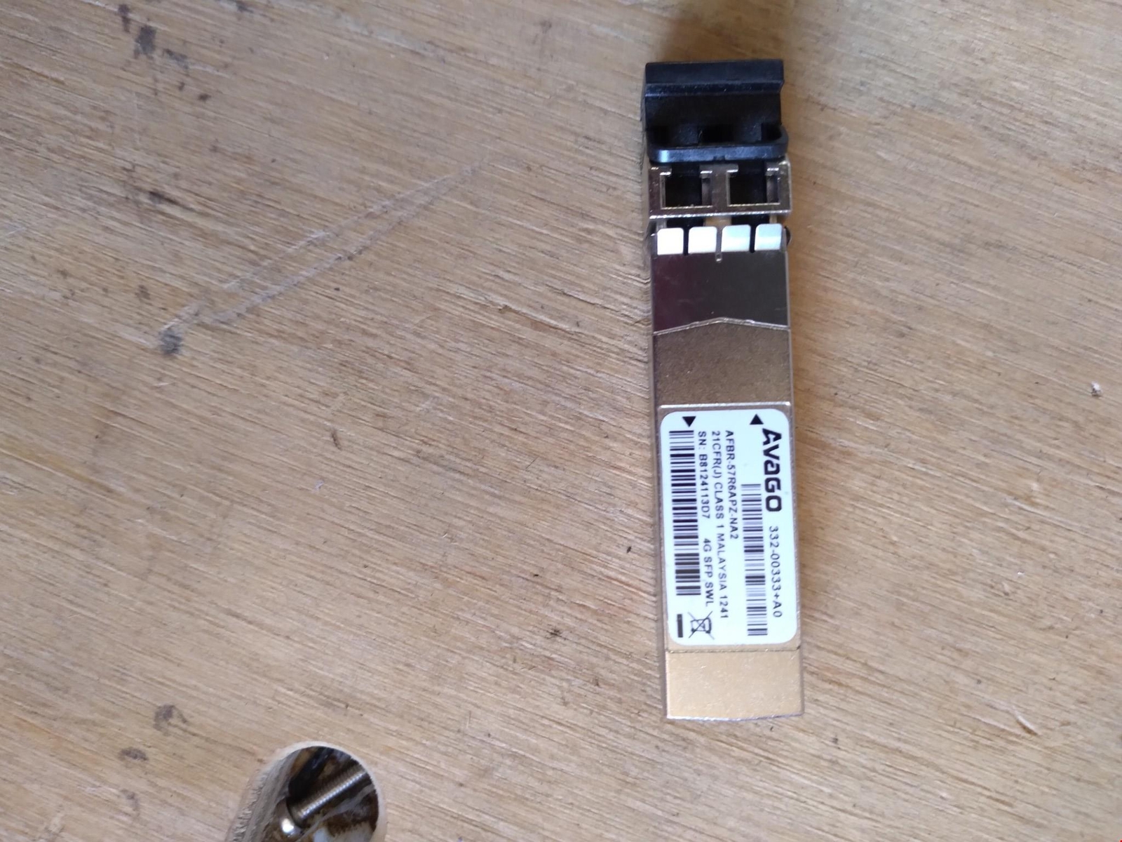 AVAGO 332-00333+A0 AFBR-57R6APZ-NA2 21CFR 1 B8124113D7 4G