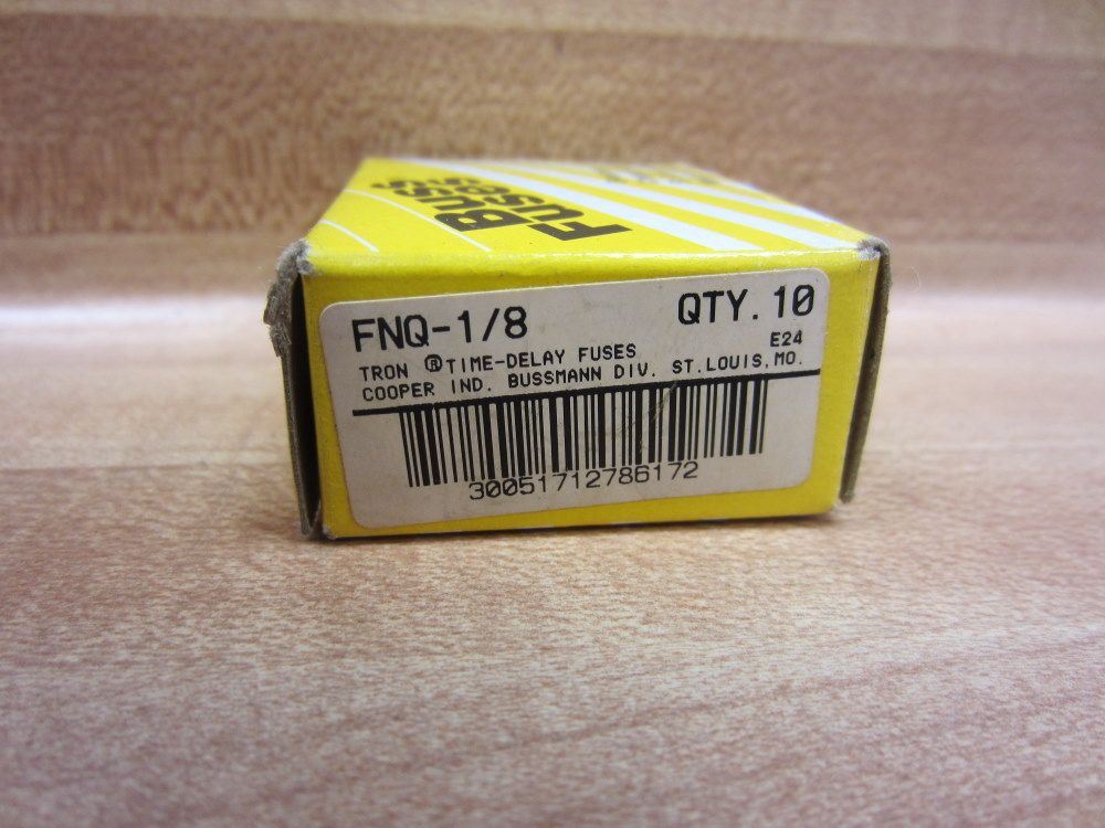 Bussmann FNQ-1/8 Cooper Fuse FNQ18 (Pack of 10)