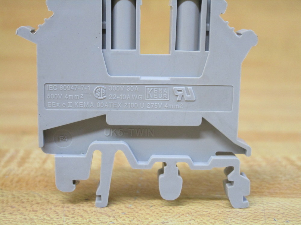 Phoenix Contact UK5-TWIN 1-Level Terminal Block 1923021 (Pack of 3)