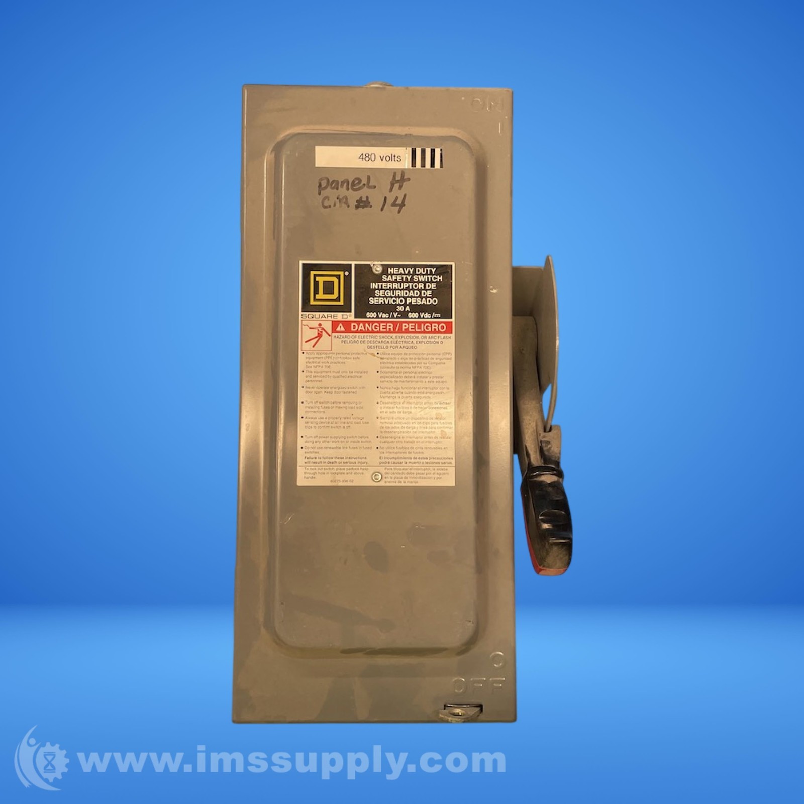 Square D H361 Fusible Safety Switch 4302