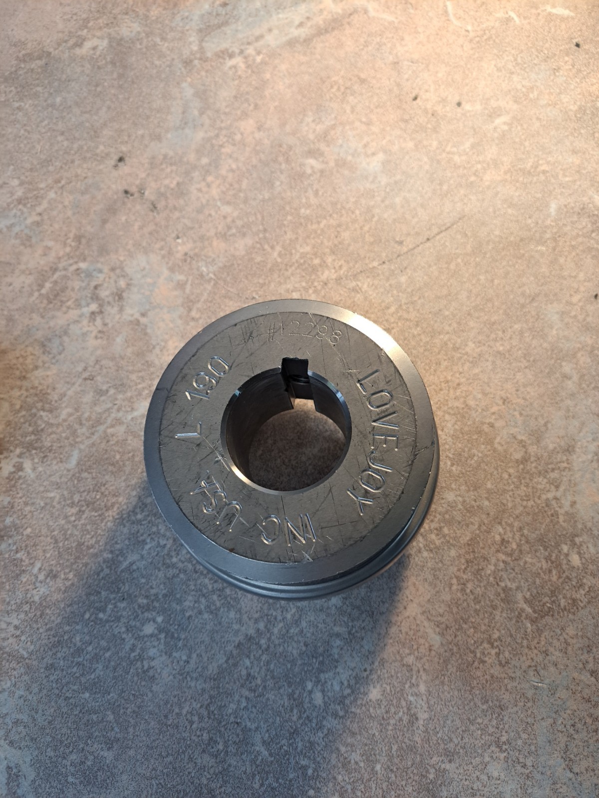 LOVEJOY L-190 HUB 1 1/2 1/4X1/8KW 12290 NSNB