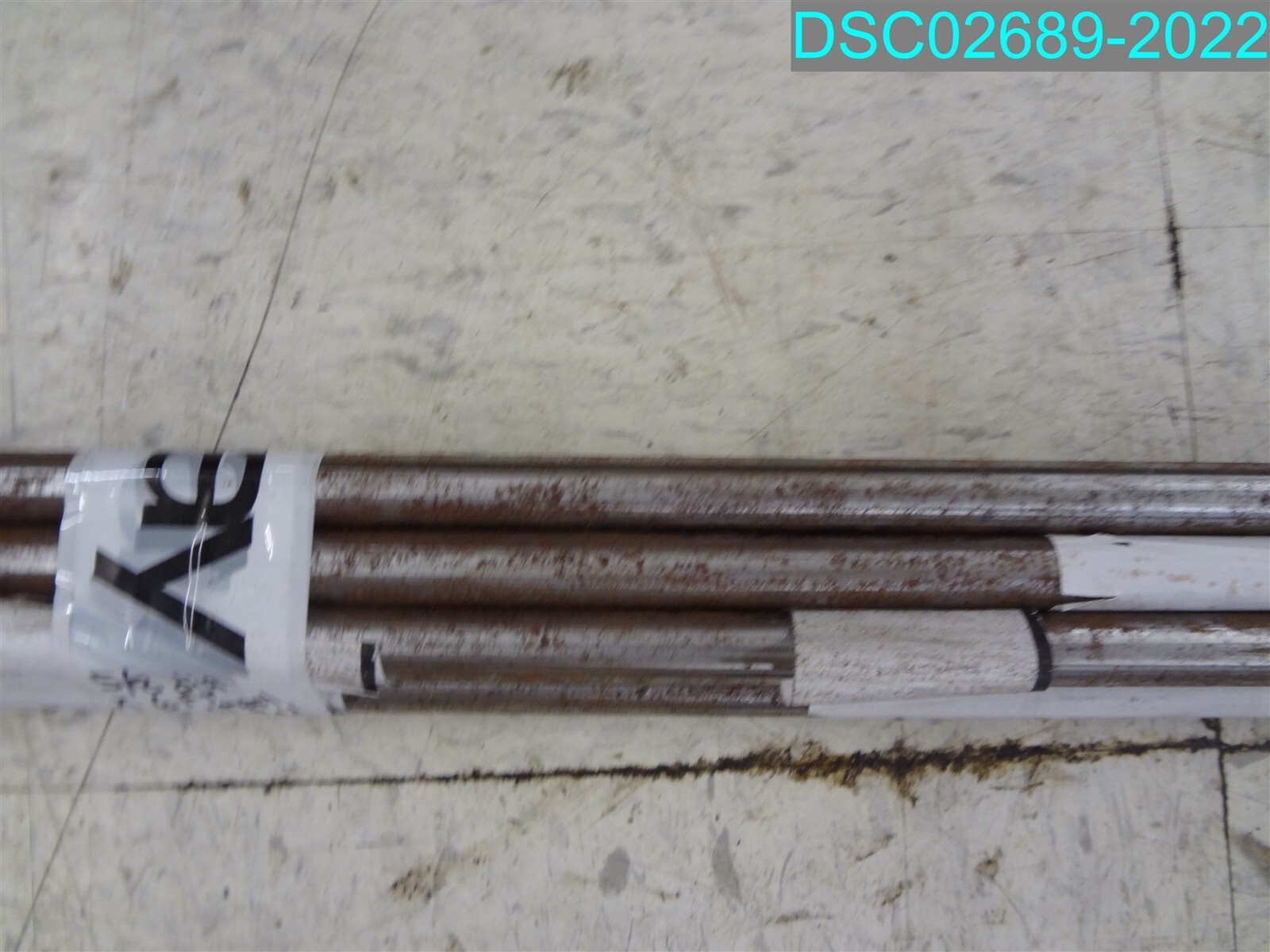 QTY=6: HAS RUST 5/8? Diam x 6′ Long, Steel Round Rod