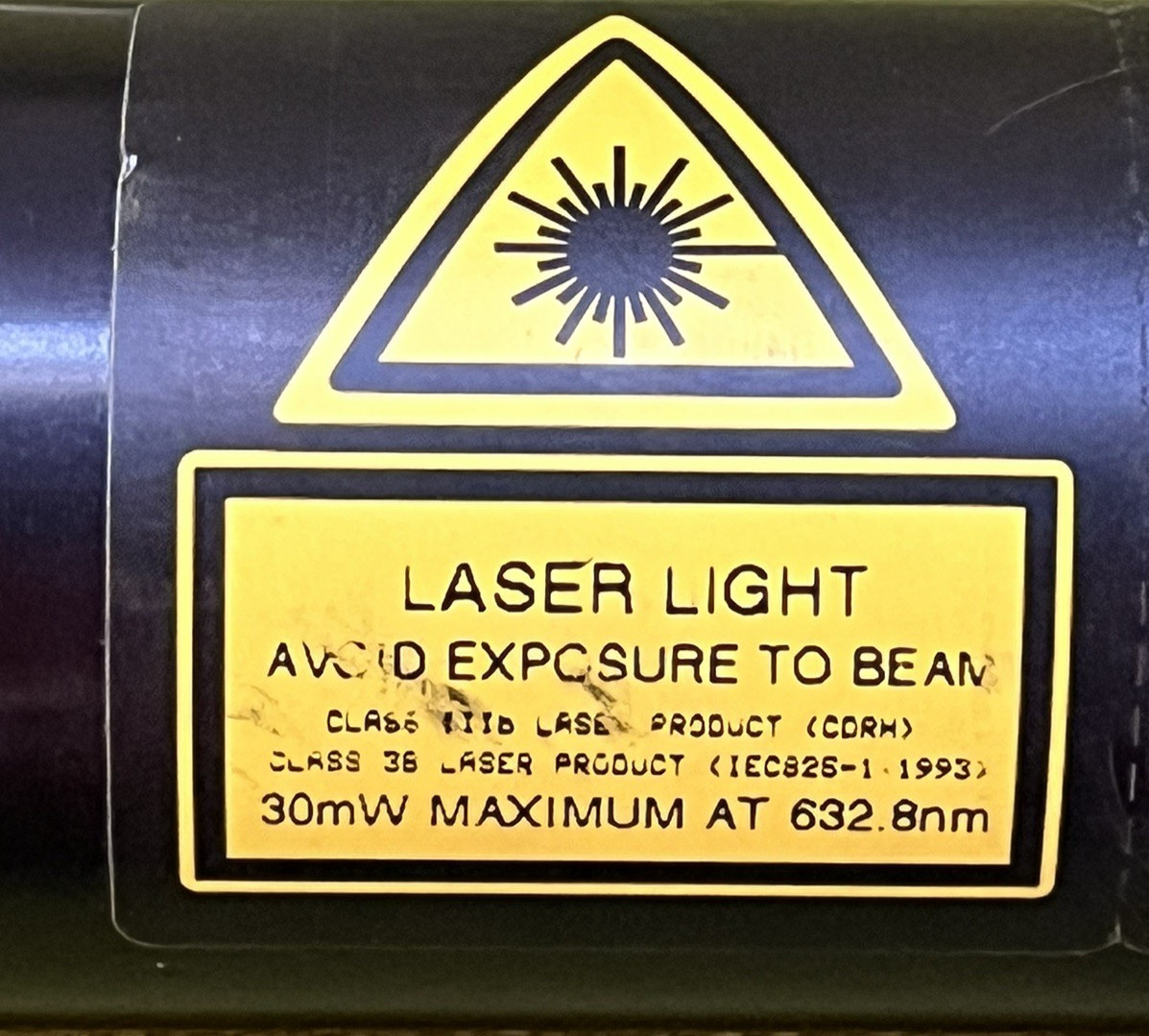 MELLES GRIOT He‑Ne Laser Head 05‑LHR‑925 – 632.8 nm