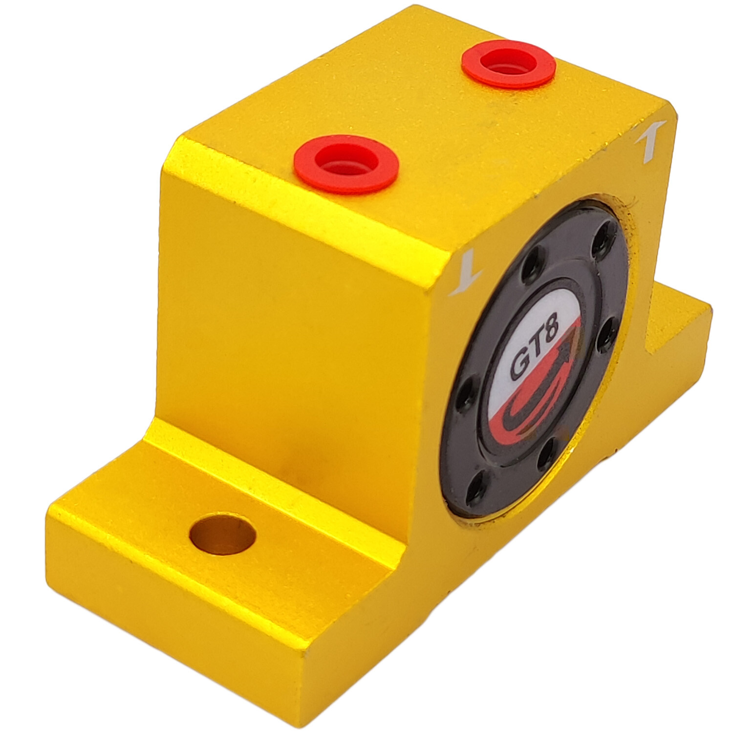 GT-8 1/8” Pneumatic Air Turbine Vibrators Industrial Vibrator for Hopper Golden