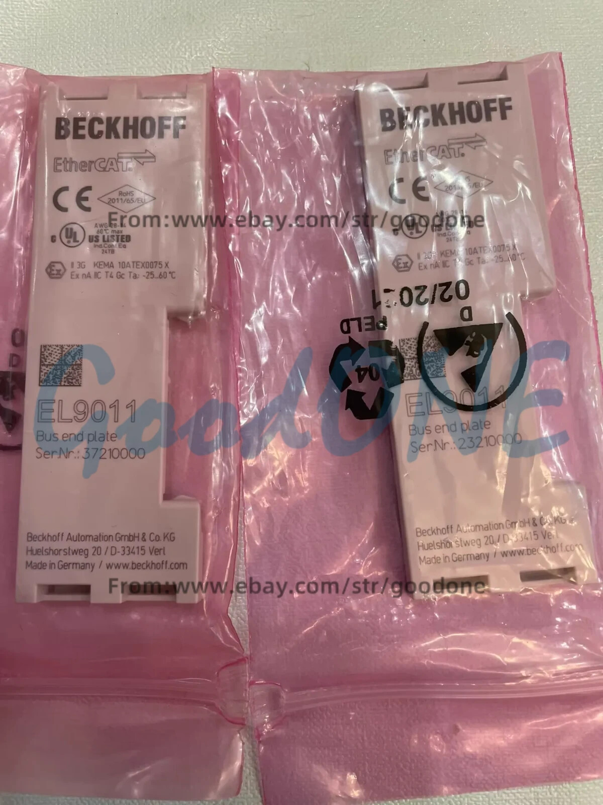 1PC NEW FOR Beckhoff EL9011 Terminal Baffle