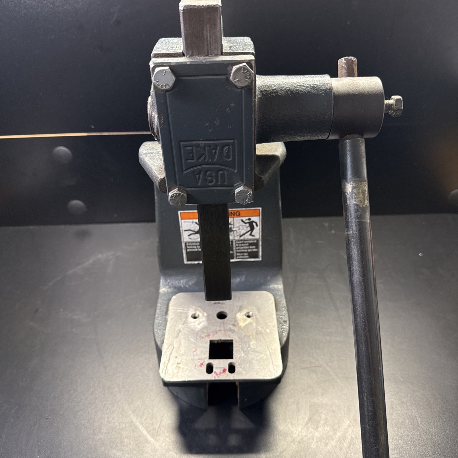 Dake #0 Single Leverage Arbor Press 1/2 Ton
