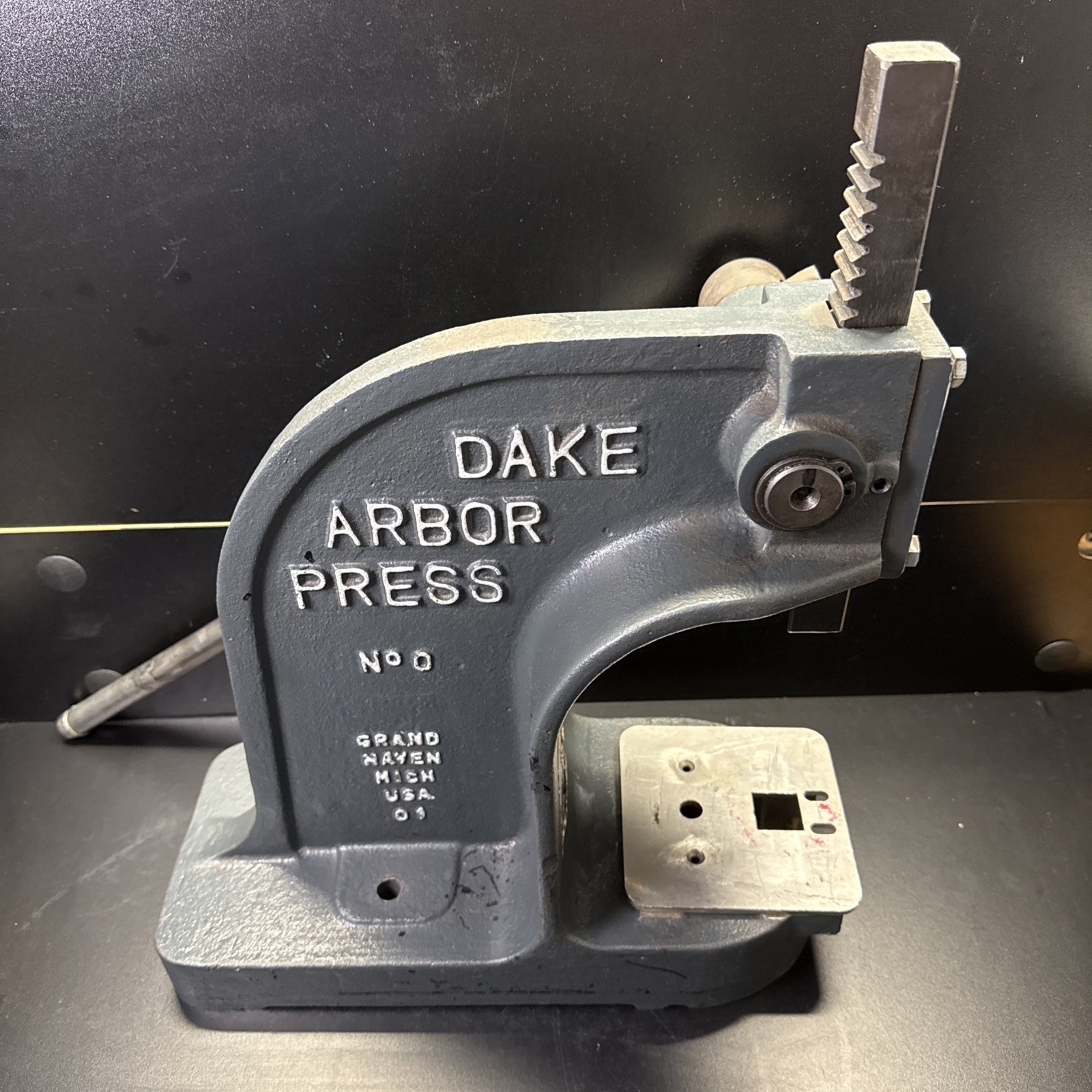Dake #0 Single Leverage Arbor Press 1/2 Ton