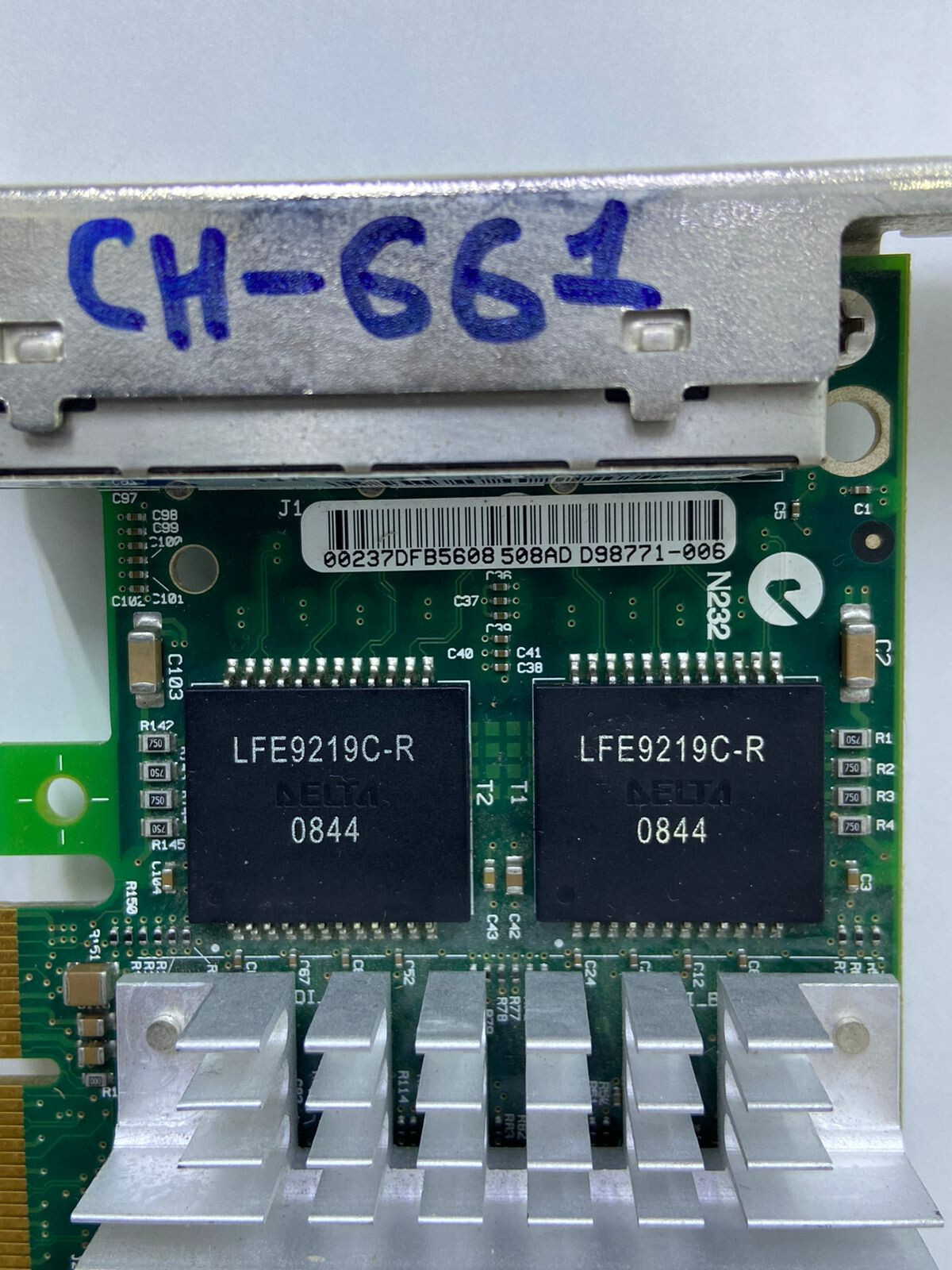 HP HSTNS-BN26 NC364T PCI Express Quad Port Gigabit Server Adapter, CH#661