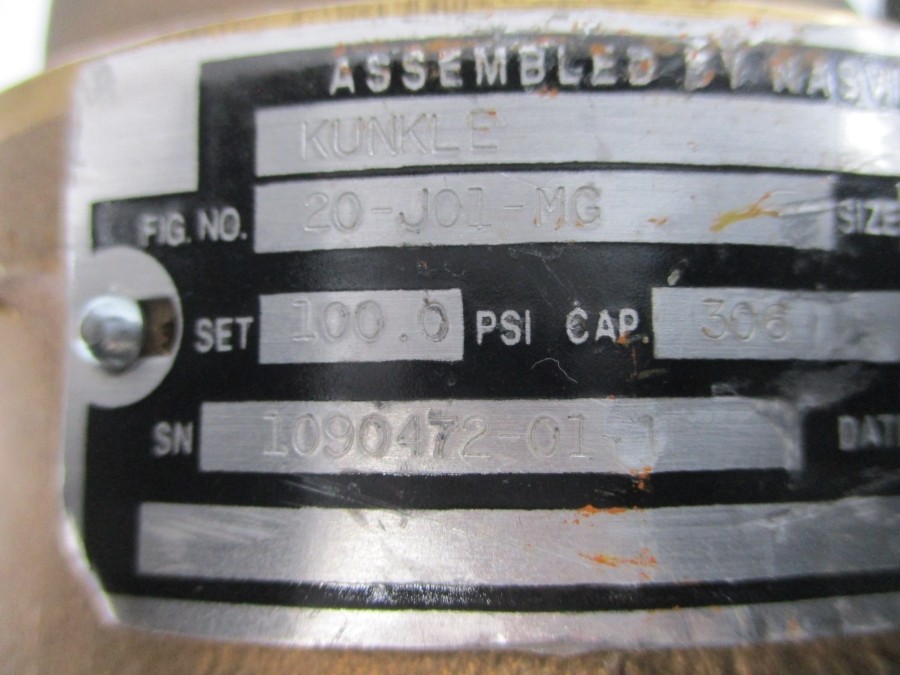 KUNKLE 20-J01-MG 100.0PSI 2-1/2″ NSNP