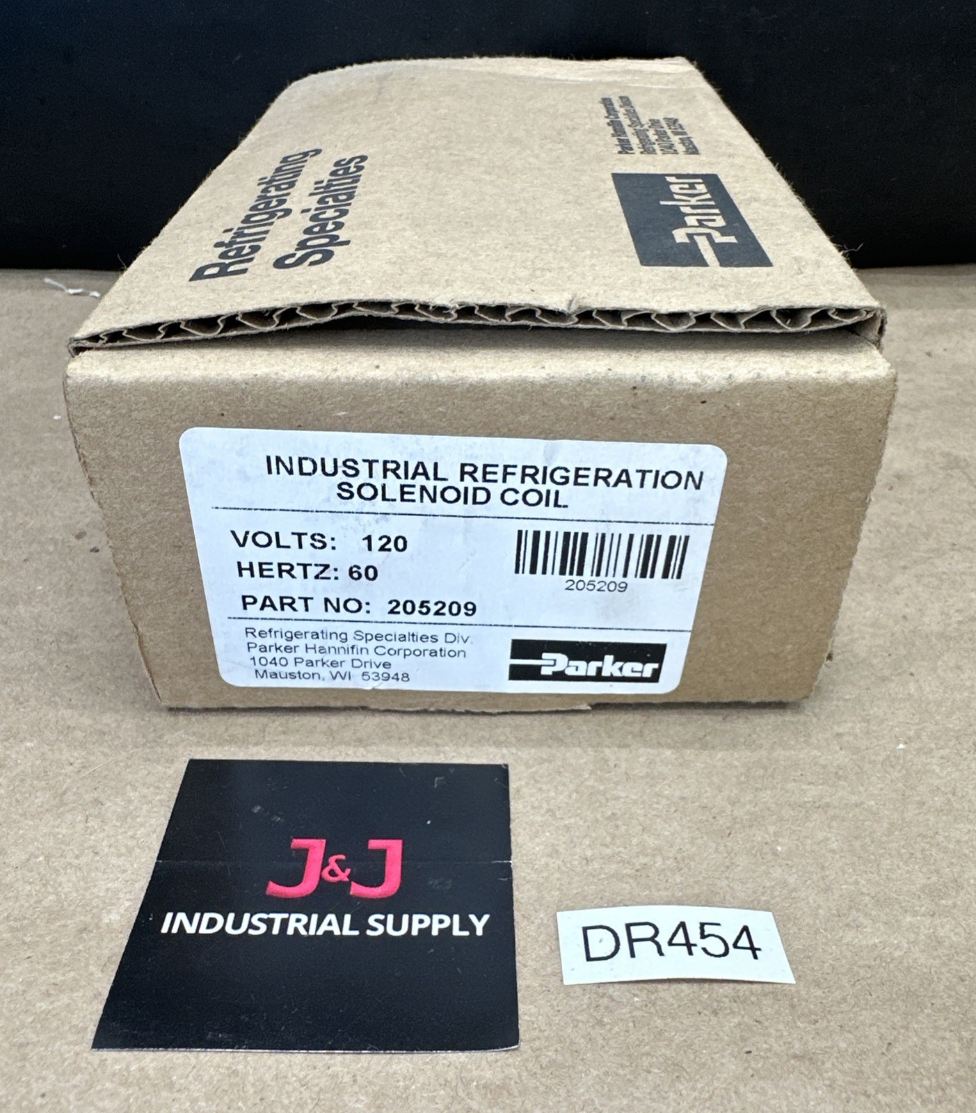 PARKER 205209 Industrial Refrigeration Solenoid Coil 120V 60Hz – NEW IN BOX 🇺🇸