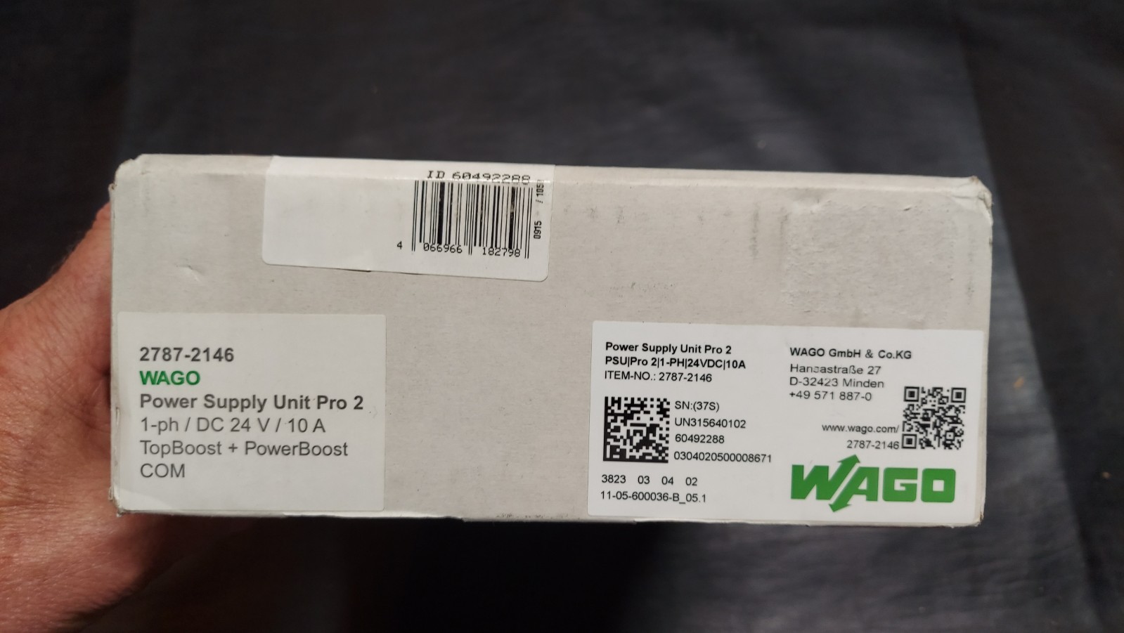 New Wago 2787-2146 Power Supply Unit Pro 2 OPEN BOX for pictures