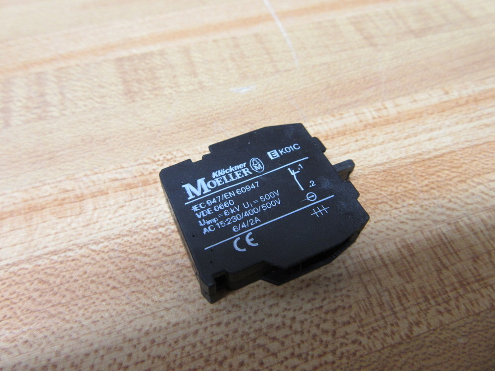 Moeller Klockner EK01C Eaton Contact Block