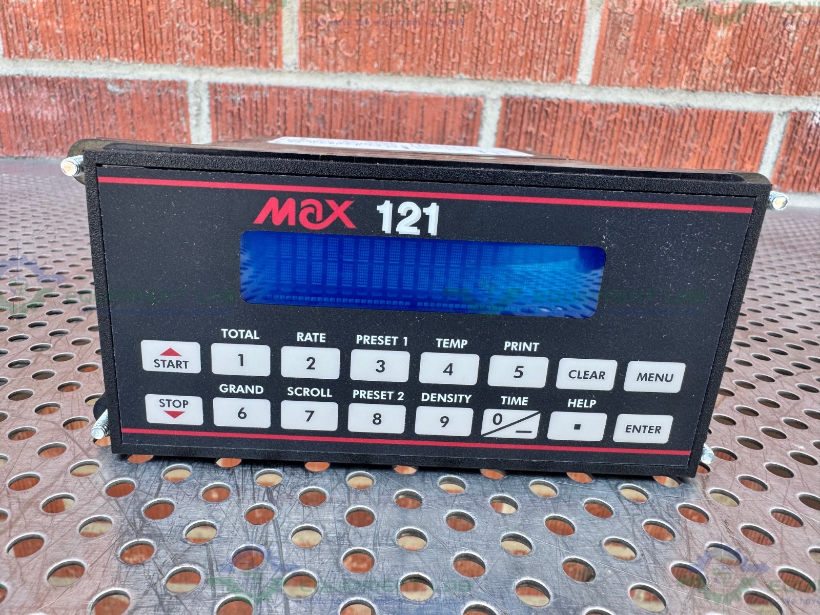 Max Machinery 121-200 Flow Indicator Controller 120 Vac 50/60 Hz