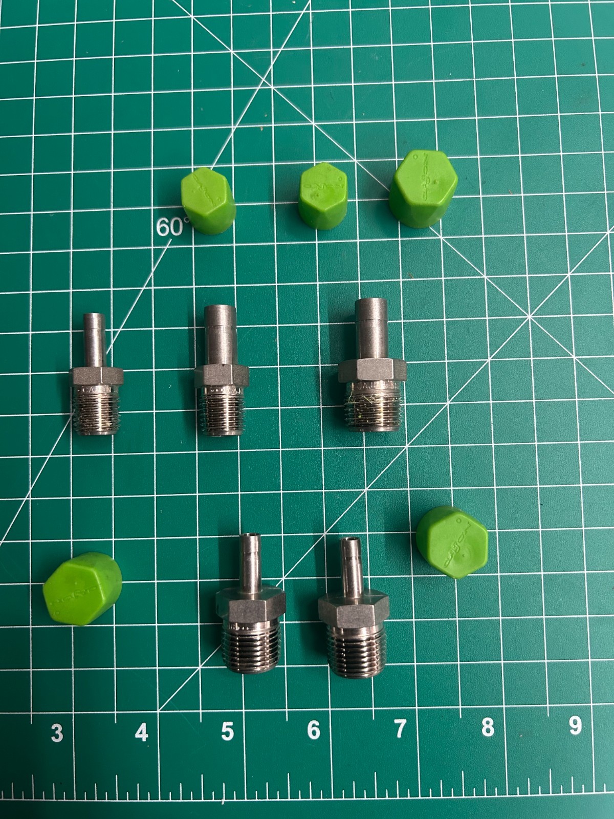 5-pack lot SWAGELOK 5/8″ MALE NPT x 1/4″ TUBE OD STUD FITTING Stainless Steel