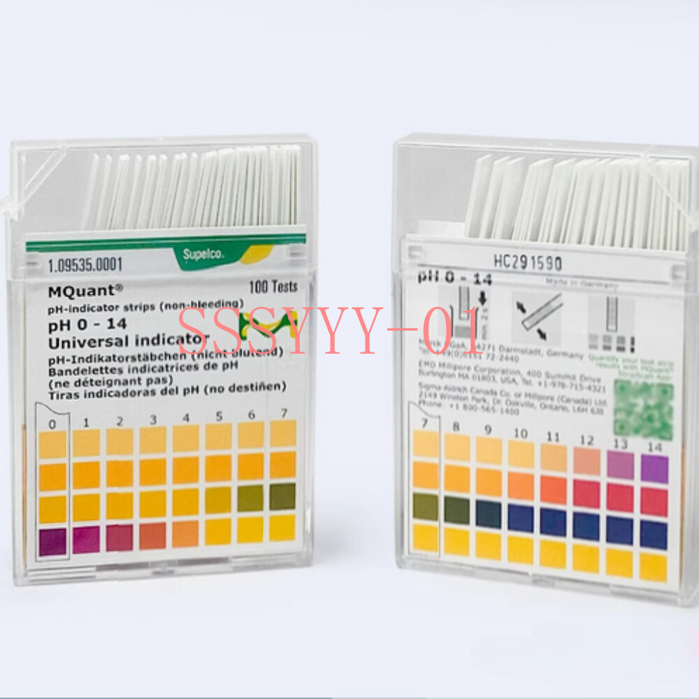 100PCS/Box For Merck precision PH test paper 0-14 1.09535.0001 Free shinpping