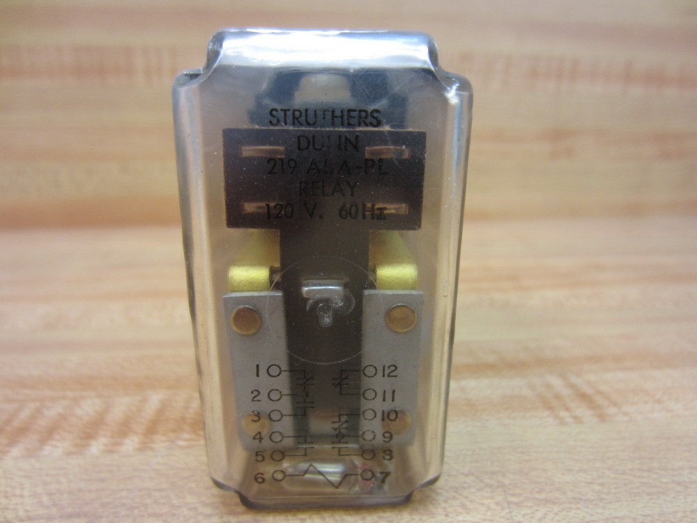 Struthers Dunn 219ABAPL 120V Relay 120VAC