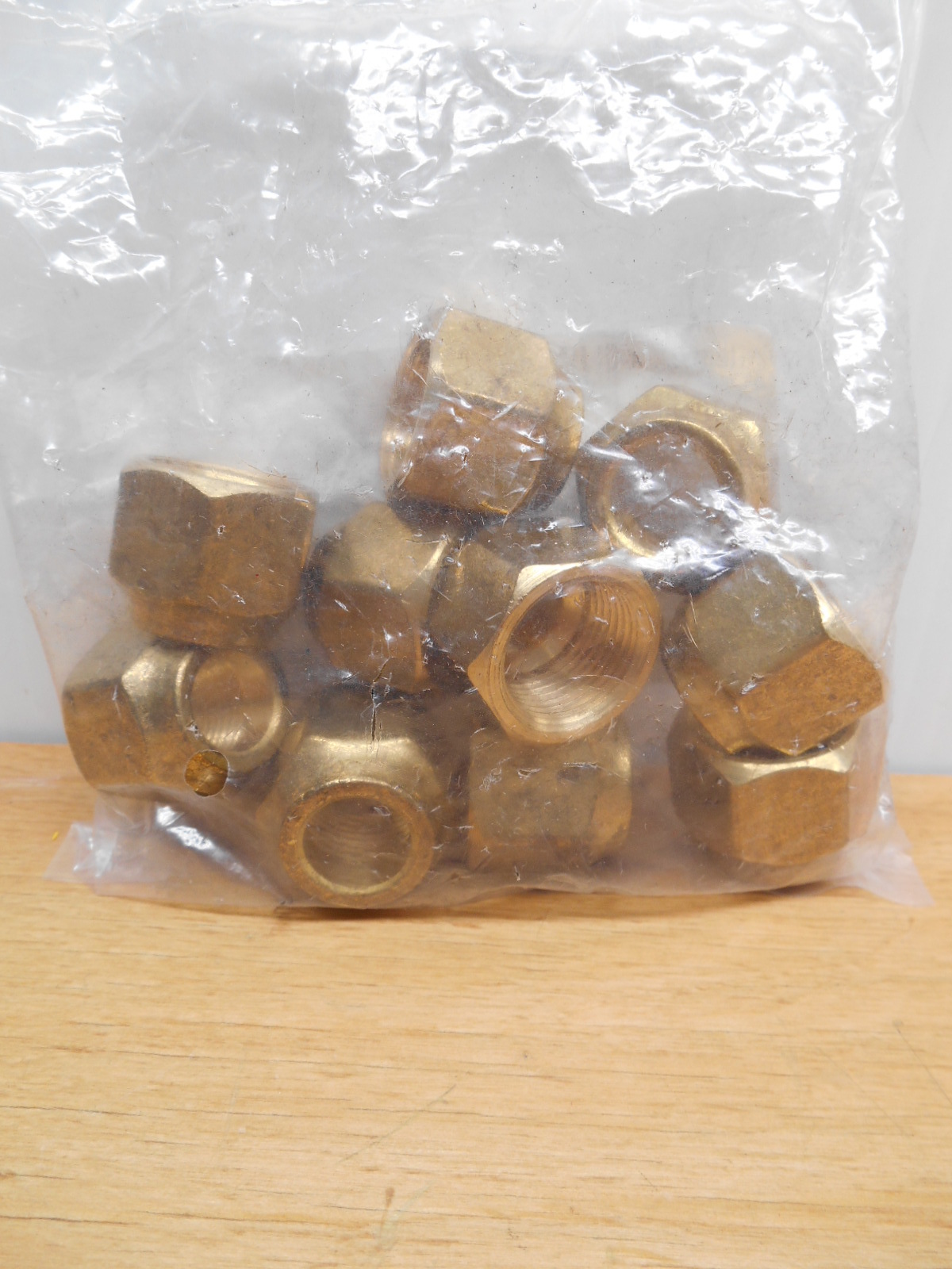 Lot of 10 40–8 1/2″ Brass Forged Flare Nut