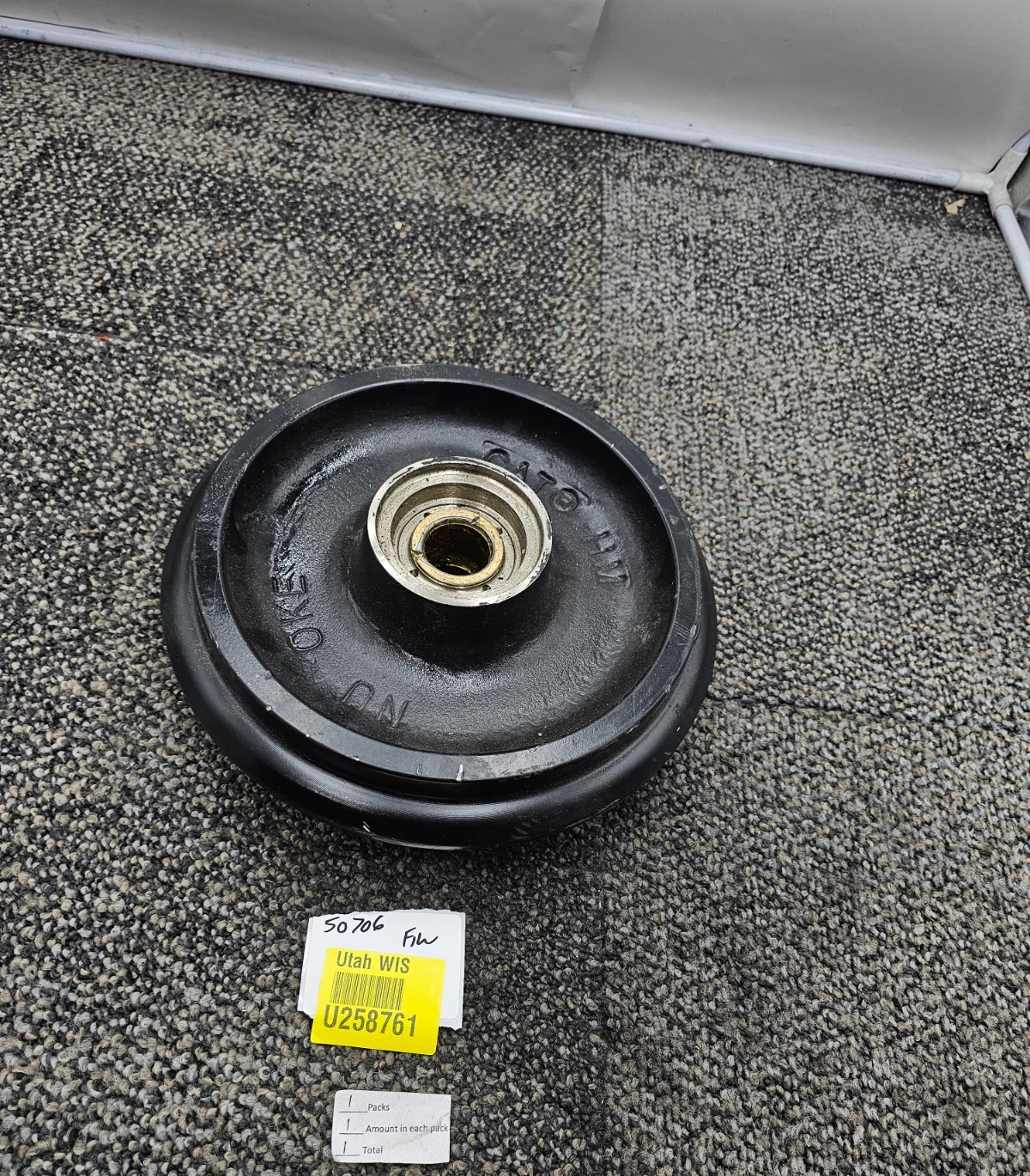 Idler Wheel Replacement CAT HM NU OKE Black 9-3/4 inch Outer Diameter