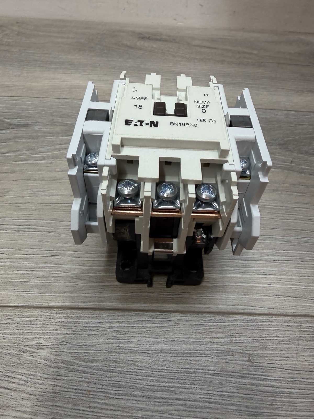 Eaton BN16BN0 Motor Starter Contactor 18A 3-Pole Size 0 With Two Eaton C320KGS1